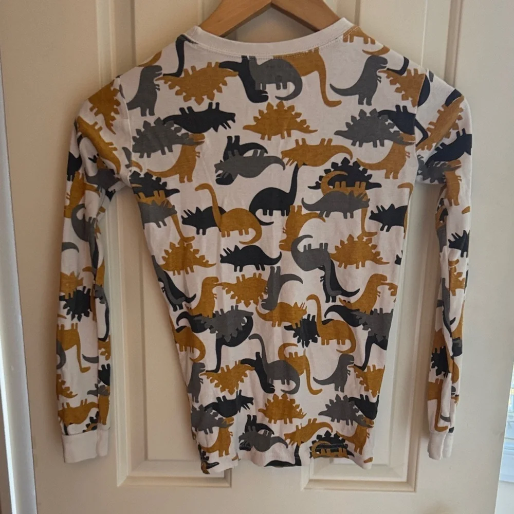 Petit Lem Dinosaur Print Kids Pajama Set